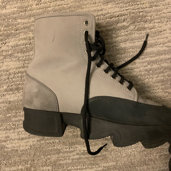 Iri; edgy, suede moto boots. - Picture 7 of 8